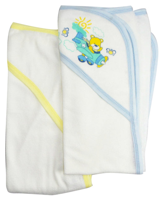 Mini Hugs Infant Hooded Bath Towel (Pack of 2)